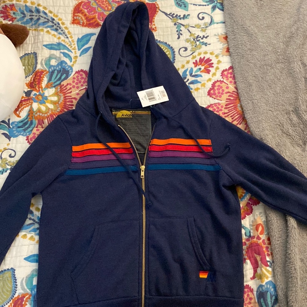 aviator nation xs zip up